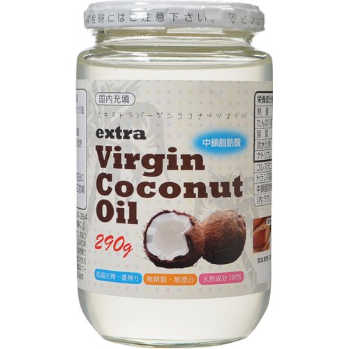 Amazon.co.jp: 朝日 エキストラバージンココナッツオイル 290g : 食品